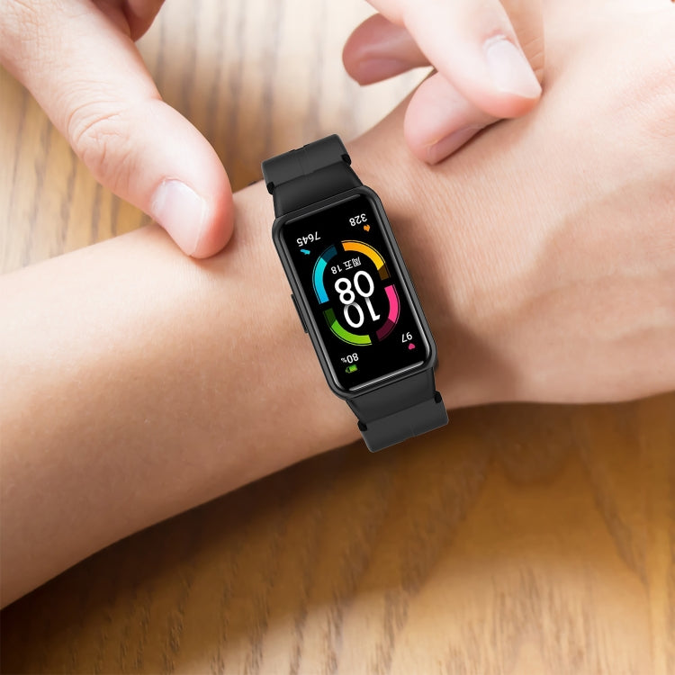 Cinturino in silicone tinta unita, For Honor Band 7