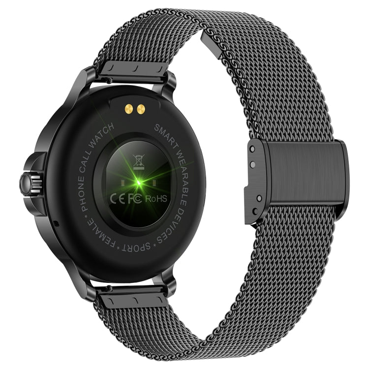 CF12 1,2 pollici impermeabile intelligente cinturino in acciaio supporto per il monitoraggio della frequenza cardiaca/monitoraggio della pressione sanguigna, CF12 Steel Strap (Black), CF12 Steel Strap (Gold), CF12 Steel Strap (Silver)