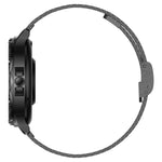 CF12 1,2 pollici impermeabile intelligente cinturino in acciaio supporto per il monitoraggio della frequenza cardiaca/monitoraggio della pressione sanguigna, CF12 Steel Strap (Black), CF12 Steel Strap (Gold), CF12 Steel Strap (Silver)