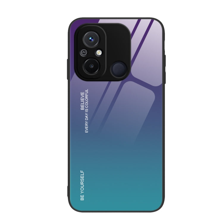 Custodia per telefono in vetro a colori sfumati, For Xiaomi Redmi 12C, For Xiaomi Redmi K60/K60 Pro, For Xiaomi Redmi K60E
