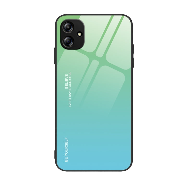 Custodia per telefono in vetro a colori sfumati, For Samsung Galaxy A04e, For Samsung Galaxy A14 5G, For Samsung Galaxy A34 5G