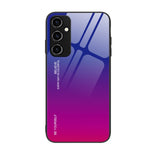 Custodia per telefono in vetro a colori sfumati, For Samsung Galaxy A54 5G