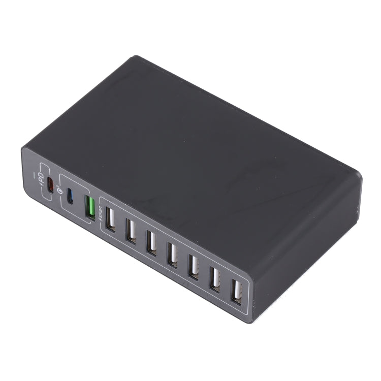 Caricabatterie rapido USB 65W 10 in 1 con QC3.0