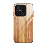 Custodia per telefono in vetro con venature del legno, For Xiaomi Redmi 12C, For Xiaomi Redmi K60/K60 Pro, For Xiaomi Redmi K60E, For Samsung Galaxy A04e