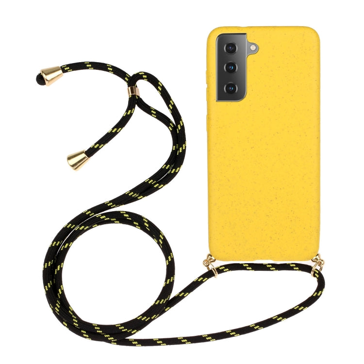 Materiale paglia di grano + custodia per telefono in TPU con cordino, For Samsung Galaxy S23 FE 5G, For Samsung Galaxy A14 5G, For Samsung Galaxy A34 5G, For Samsung Galaxy A54 5G