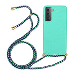 Materiale paglia di grano + custodia per telefono in TPU con cordino, For Samsung Galaxy S23 FE 5G, For Samsung Galaxy A14 5G, For Samsung Galaxy A34 5G, For Samsung Galaxy A54 5G