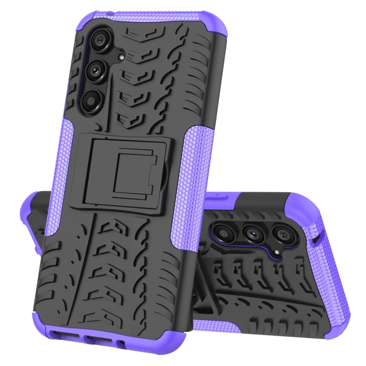 Gomma Texture TPU + Custodia per telefono PC con supporto, For Samsung Galaxy A34 5G, For Samsung Galaxy A54 5G