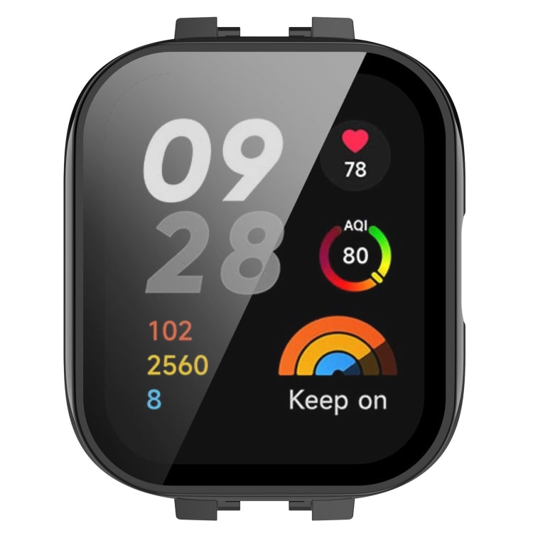 PC + Custodia protettiva per orologio integrata con pellicola temperata, For Xiaomi Redmi Watch 3