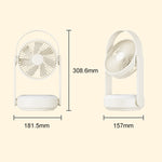 Ventola di raffreddamento portatile USB con lampada LED