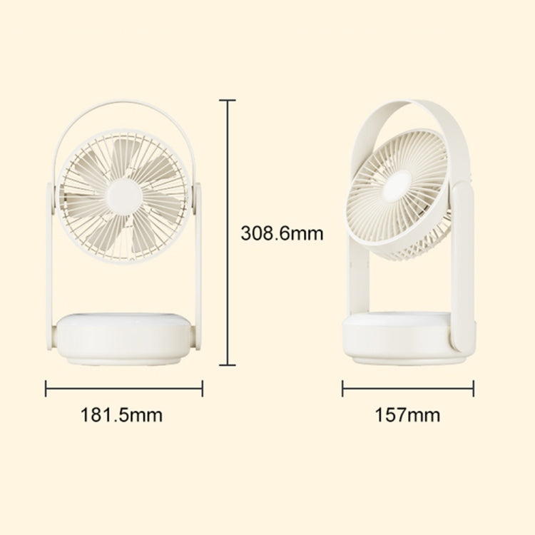 Ventola di raffreddamento portatile USB con lampada LED