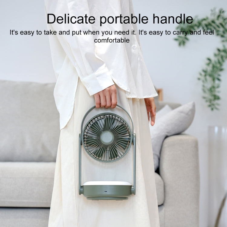 Ventola di raffreddamento portatile USB con lampada LED