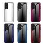 Custodia per cellulare in TPU con vetro sfumato, For Samsung Galaxy A14 5G, For Samsung Galaxy A34 5G, For Samsung Galaxy A54 5G