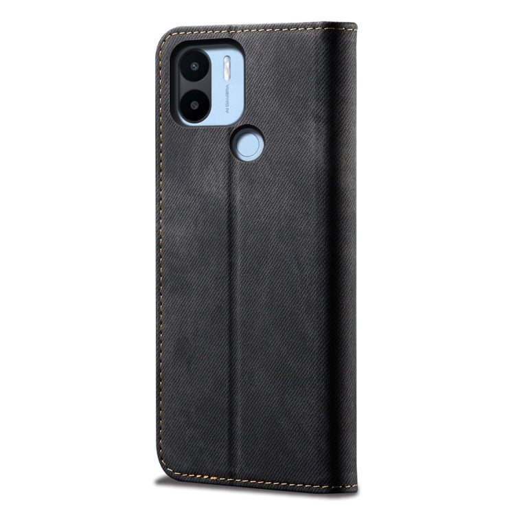 Custodia per telefono in pelle con texture denim, For Xiaomi Poco C50, For Xiaomi Poco X5 Pro 5G / Redmi Note 12 Pro Speed