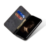Custodia per telefono in pelle con texture denim, For Xiaomi Poco C50, For Xiaomi Poco X5 Pro 5G / Redmi Note 12 Pro Speed