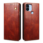 Custodia per telefono in pelle con trama di cavallo pazzo in cera d'olio, For Xiaomi Poco C50, For Xiaomi Poco X5 Pro 5G / Redmi Note 12 Pro Speed