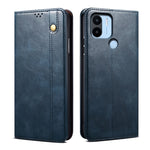 Custodia per telefono in pelle con trama di cavallo pazzo in cera d'olio, For Xiaomi Poco C50, For Xiaomi Poco X5 Pro 5G / Redmi Note 12 Pro Speed