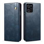 Custodia per telefono in pelle con trama di cavallo pazzo in cera d'olio, For Xiaomi Poco C50, For Xiaomi Poco X5 Pro 5G / Redmi Note 12 Pro Speed