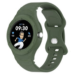 Cinturino integrato in silicone con texture in pelle, For Google Pixel Watch