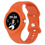 Cinturino integrato in silicone con texture in pelle, For Google Pixel Watch