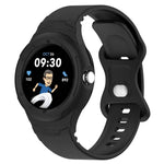 Cinturino integrato in silicone con texture in pelle, For Google Pixel Watch