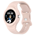 Cinturino integrato in silicone con texture in pelle, For Google Pixel Watch