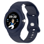 Cinturino integrato in silicone con texture in pelle, For Google Pixel Watch