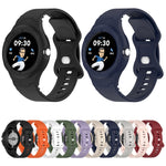 Cinturino integrato in silicone con texture in pelle, For Google Pixel Watch