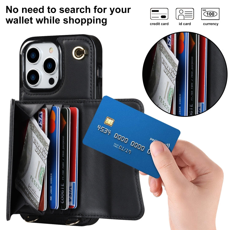 Custodia per telefono con slot per schede RFID con cordino lungo, For iPhone 13 Pro Max, For iPhone 12, For iPhone 12 Pro, For iPhone 12 Pro Max