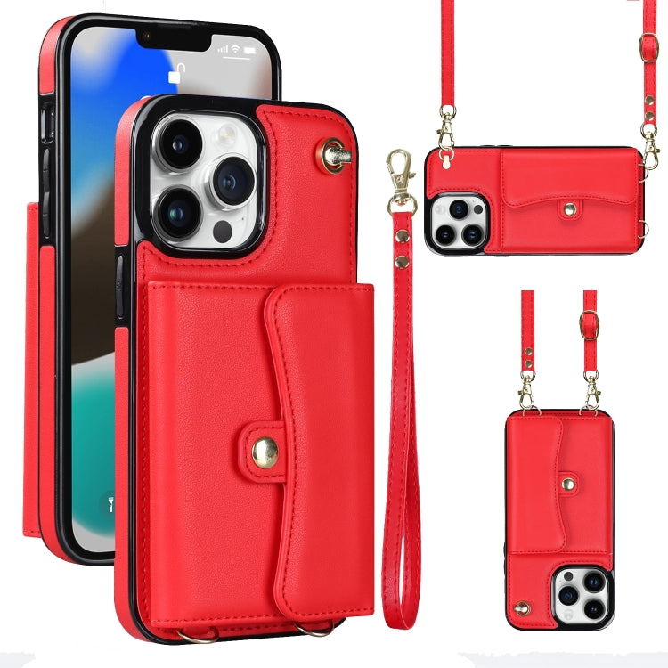 Custodia per telefono con slot per schede RFID con cordino lungo, For iPhone 13 Pro Max, For iPhone 12, For iPhone 12 Pro, For iPhone 12 Pro Max