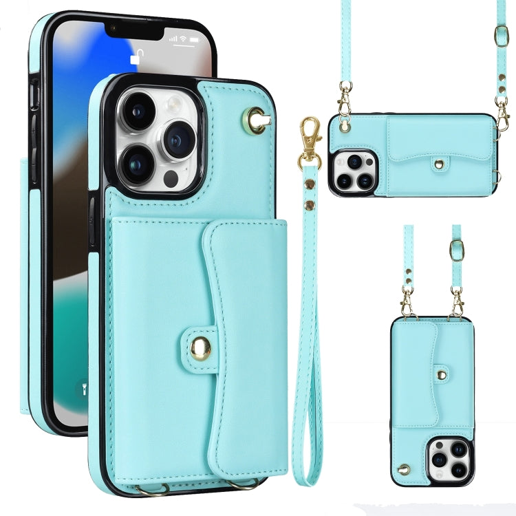 Custodia per telefono con slot per schede RFID con cordino lungo, For iPhone 13 Pro Max, For iPhone 12, For iPhone 12 Pro, For iPhone 12 Pro Max