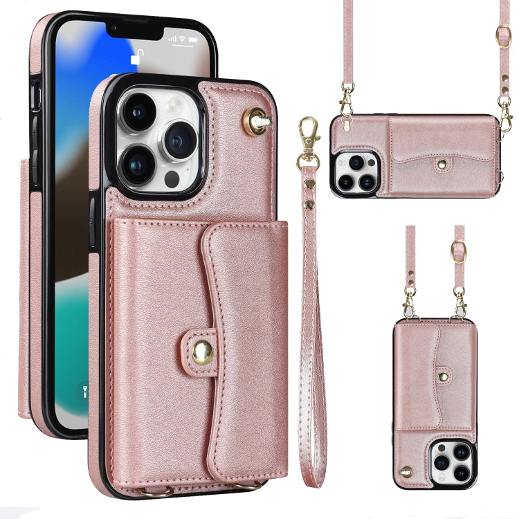 Custodia per telefono con slot per schede RFID con cordino lungo, For iPhone 13 Pro Max, For iPhone 12, For iPhone 12 Pro, For iPhone 12 Pro Max