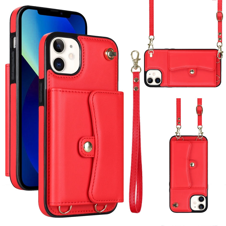 Custodia per telefono con slot per schede RFID con cordino lungo, For iPhone 13 Pro Max, For iPhone 12, For iPhone 12 Pro, For iPhone 12 Pro Max