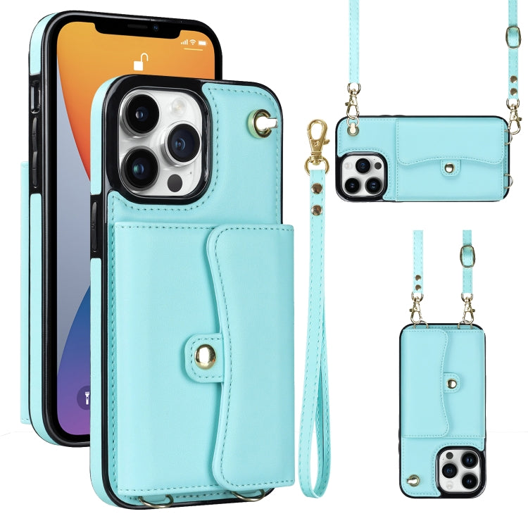 Custodia per telefono con slot per schede RFID con cordino lungo, For iPhone 13 Pro Max, For iPhone 12, For iPhone 12 Pro, For iPhone 12 Pro Max