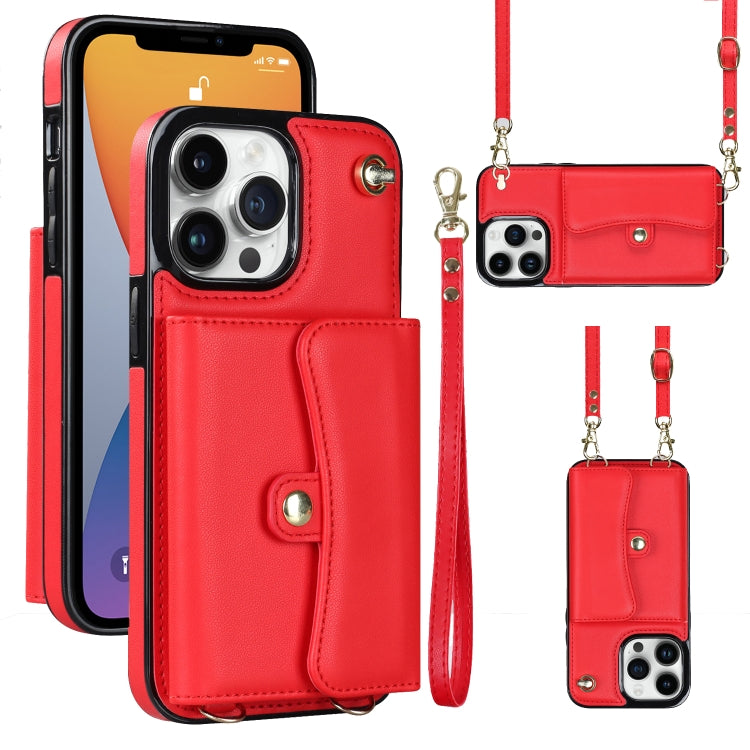 Custodia per telefono con slot per schede RFID con cordino lungo, For iPhone 13 Pro Max, For iPhone 12, For iPhone 12 Pro, For iPhone 12 Pro Max