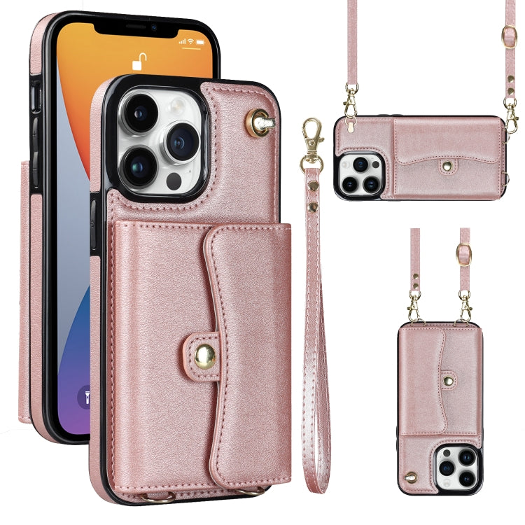 Custodia per telefono con slot per schede RFID con cordino lungo, For iPhone 13 Pro Max, For iPhone 12, For iPhone 12 Pro, For iPhone 12 Pro Max