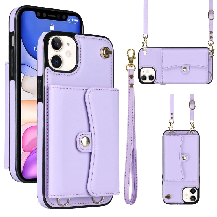 Custodia per telefono con slot per schede RFID con cordino lungo, For iPhone 11, For iPhone 11 Pro, For iPhone 11 Pro Max, For iPhone X / XS