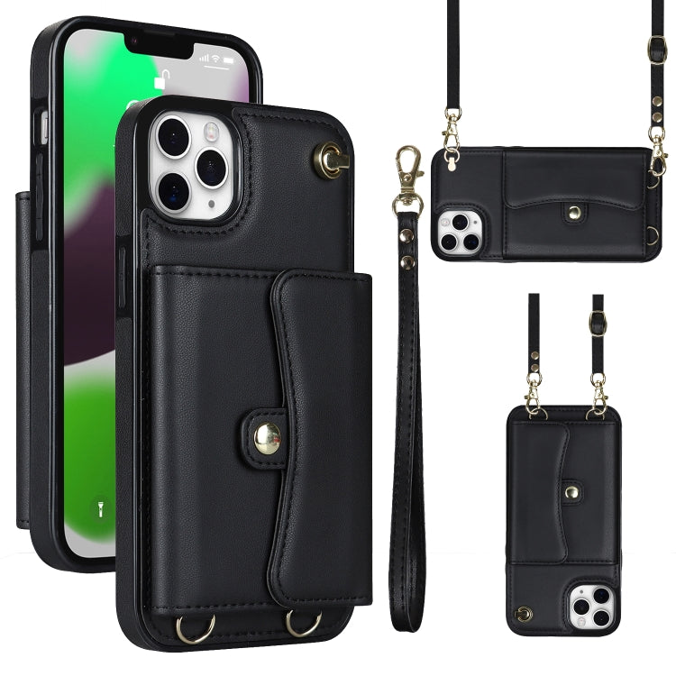 Custodia per telefono con slot per schede RFID con cordino lungo, For iPhone 11, For iPhone 11 Pro, For iPhone 11 Pro Max, For iPhone X / XS