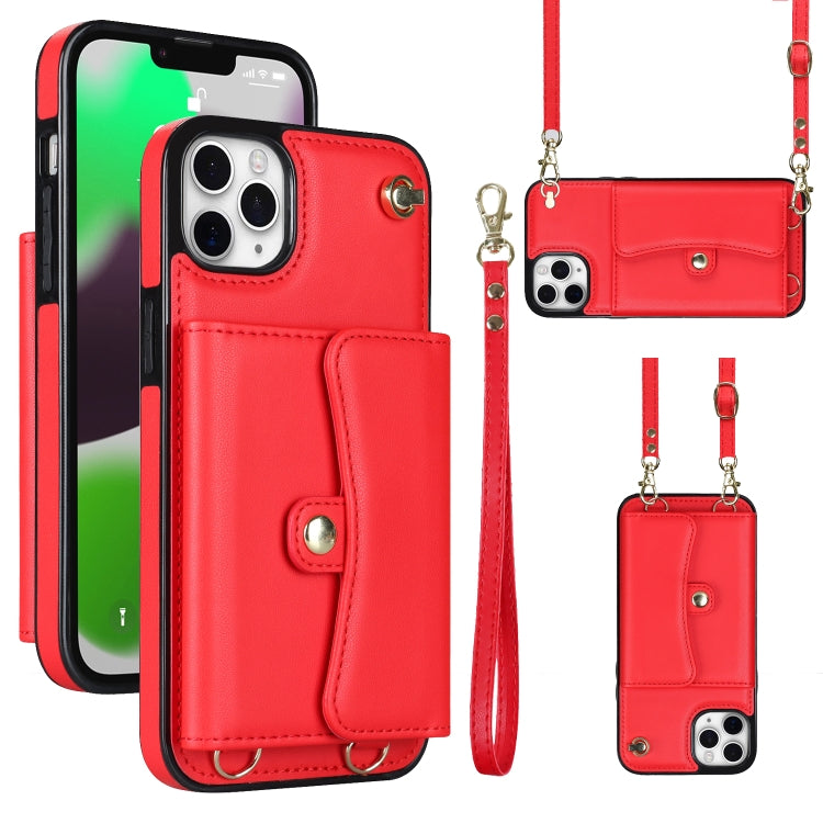 Custodia per telefono con slot per schede RFID con cordino lungo, For iPhone 11, For iPhone 11 Pro, For iPhone 11 Pro Max, For iPhone X / XS