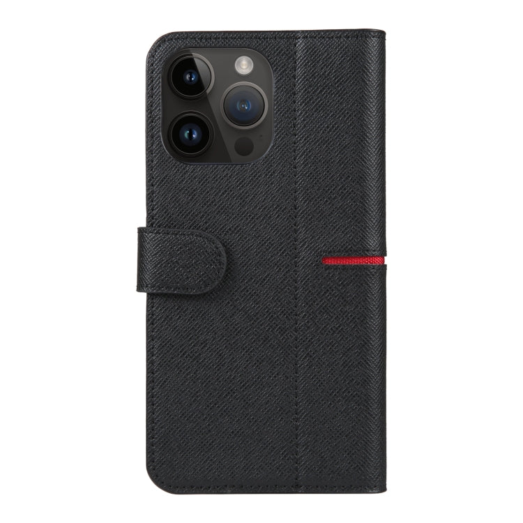 GEBEI Custodia per telefono in pelle a conchiglia orizzontale a grana fine, For iPhone 14 Pro Max, For iPhone 14 Pro, For iPhone 14, For iPhone 14 Plus