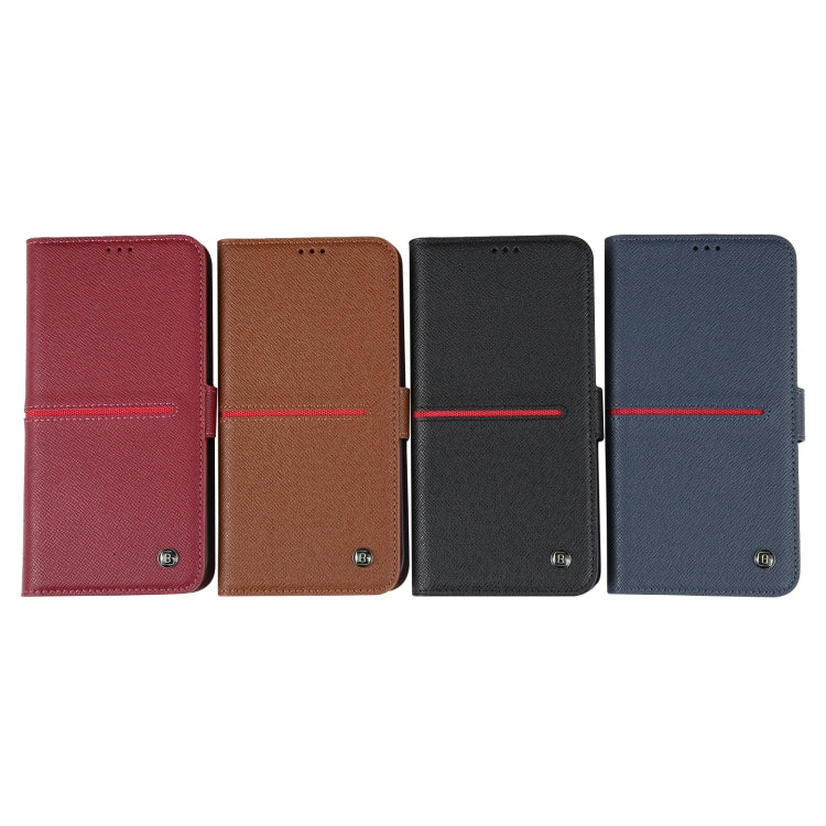 GEBEI Custodia per telefono in pelle a conchiglia orizzontale a grana fine, For iPhone 14 Pro Max, For iPhone 14 Pro, For iPhone 14, For iPhone 14 Plus