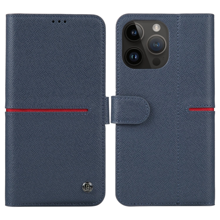 GEBEI Custodia per telefono in pelle a conchiglia orizzontale a grana fine, For iPhone 14 Pro Max, For iPhone 14 Pro, For iPhone 14, For iPhone 14 Plus