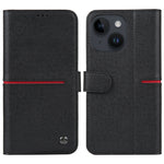 GEBEI Custodia per telefono in pelle a conchiglia orizzontale a grana fine, For iPhone 14 Pro Max, For iPhone 14 Pro, For iPhone 14, For iPhone 14 Plus