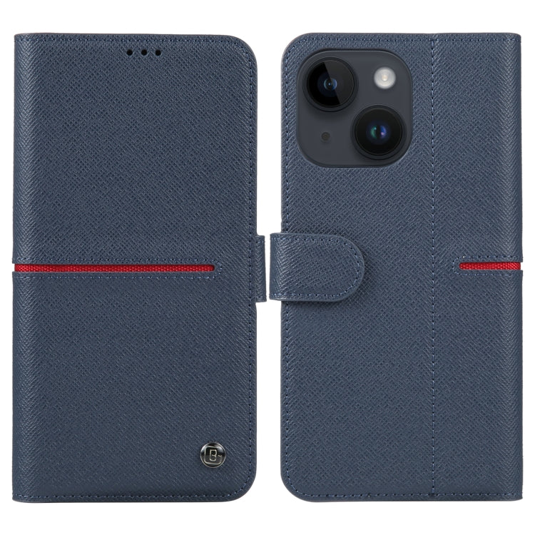 GEBEI Custodia per telefono in pelle a conchiglia orizzontale a grana fine, For iPhone 14 Pro Max, For iPhone 14 Pro, For iPhone 14, For iPhone 14 Plus
