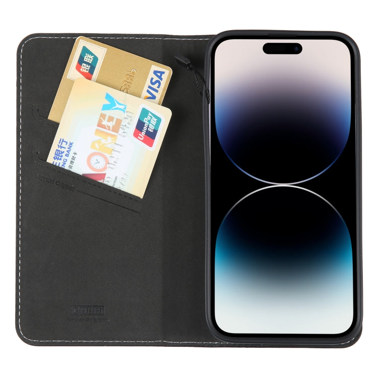 GEBEI Custodia per telefono in pelle a conchiglia orizzontale a grana fine, For iPhone 14 Pro Max, For iPhone 14 Pro, For iPhone 14, For iPhone 14 Plus, For iPhone 13 Pro Max, For iPhone 13 Pro