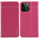 GEBEI Custodia per telefono in pelle a conchiglia orizzontale a grana fine, For iPhone 14 Pro Max, For iPhone 14 Pro, For iPhone 14, For iPhone 14 Plus, For iPhone 13 Pro Max, For iPhone 13 Pro