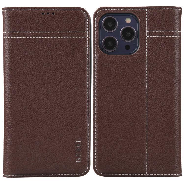 GEBEI Custodia per telefono in pelle a conchiglia orizzontale a grana fine, For iPhone 14 Pro Max, For iPhone 14 Pro, For iPhone 14, For iPhone 14 Plus, For iPhone 13 Pro Max, For iPhone 13 Pro