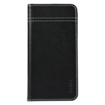 GEBEI Custodia per telefono in pelle a conchiglia orizzontale a grana fine, For iPhone 13