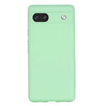 Custodia per telefono antiurto in silicone liquido di colore puro, For Google Pixel 7a