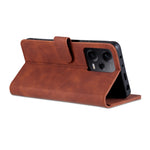 AZNS Skin Feel Calf Texture Flip Custodia in pelle per telefono, For Xiaomi Redmi Note 12 5G Global, For Xiaomi Redmi Note 12 Pro 5G Global, For Xiaomi Redmi Note 12 Pro+ 5G Global
