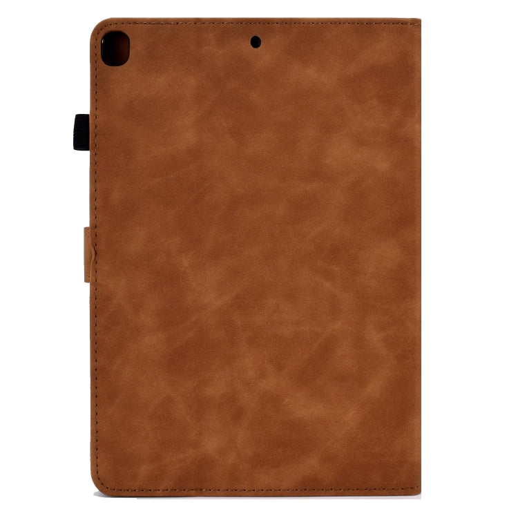Custodia Smart Tablet in pelle goffrata farfalla peonia, For iPad 10.2 2020/2019 / Air 10.5 2019, For iPad 2025 / 2022, For iPad Air / Air 2 / 9.7 2017 / 9.7 2018, For iPad mini 2024 / mini 6